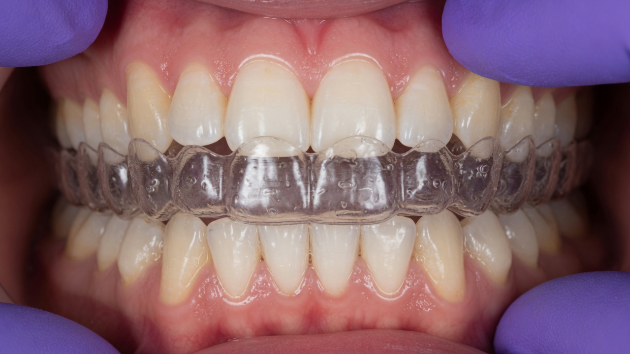 Série de gouttières d’alignement pour redresser des dents de travers