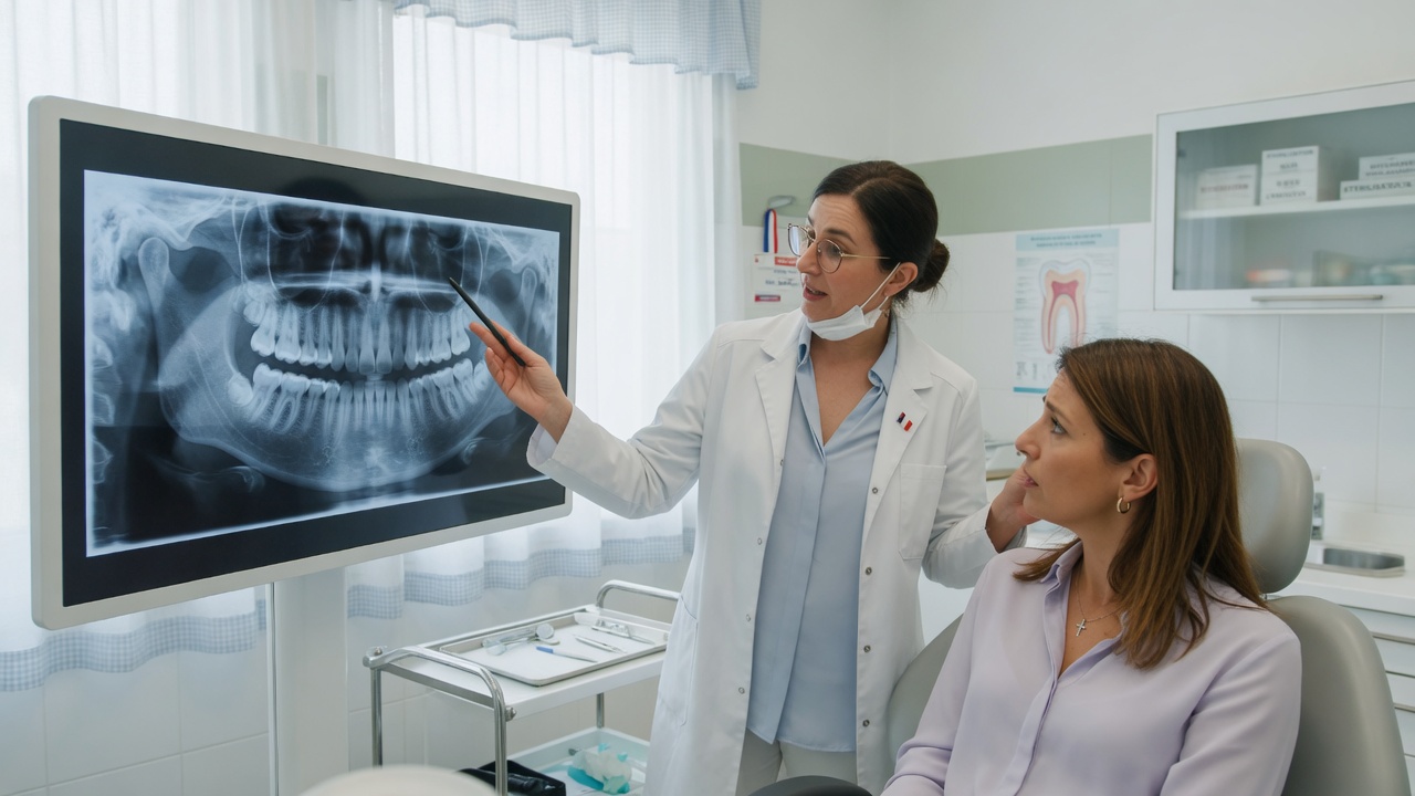 consultation d'endodontie pour un mal de dent persistant